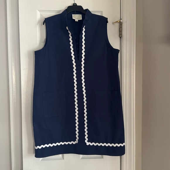 Sail to Sable sleeveless classic coastal tunic dress - Picture 2 of 4